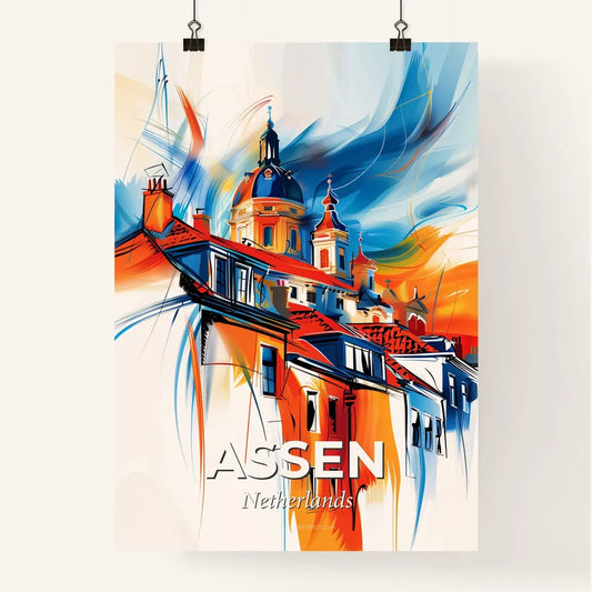 Vibrant Assen, Netherlands Poster