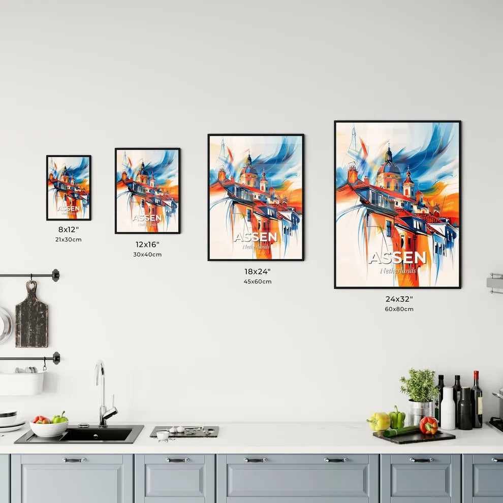 Vibrant Assen, Netherlands Kitchen Art