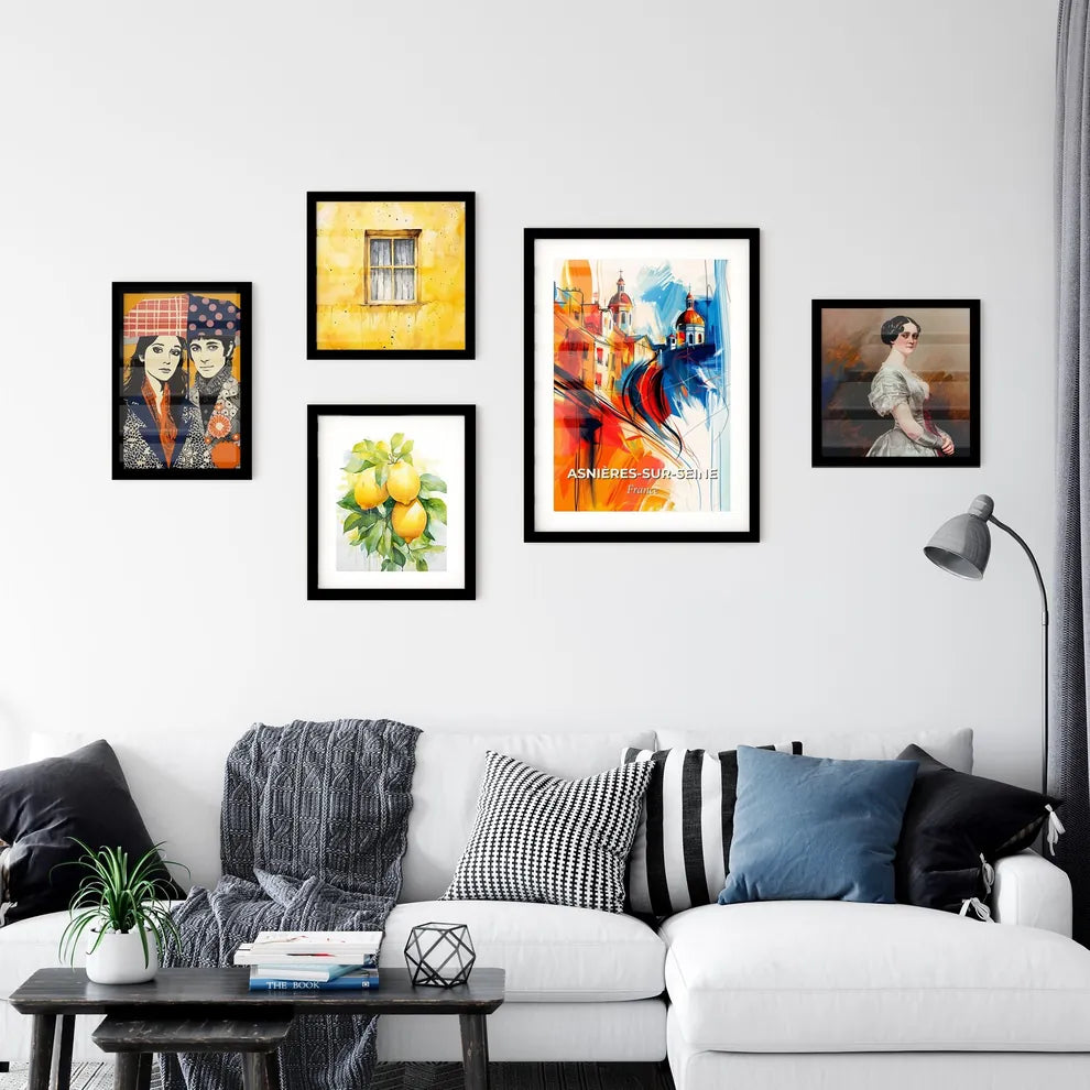 Vibrant Asnière Wall Art Collection