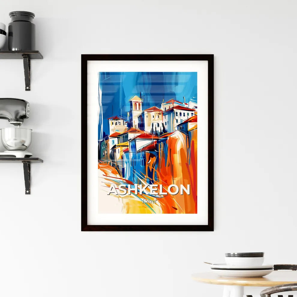 Vibrant Ashkelon, Israel Framed Print