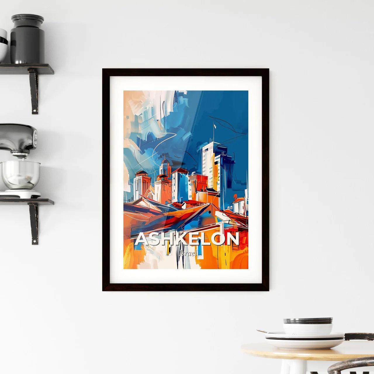 Vibrant Ashkelon, Israel Framed Print