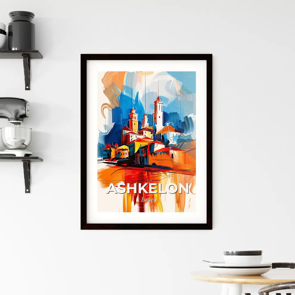 Vibrant Ashkelon, Israel Framed Print