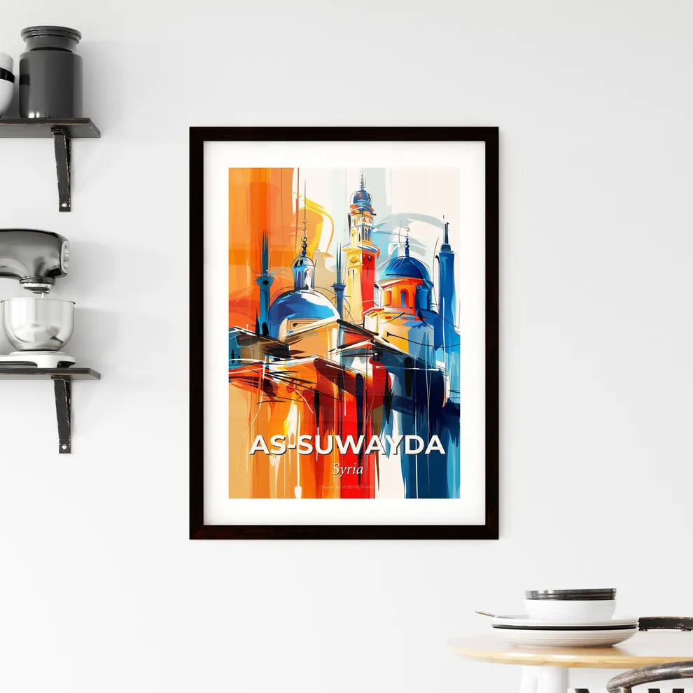 Vibrant A Framed Print