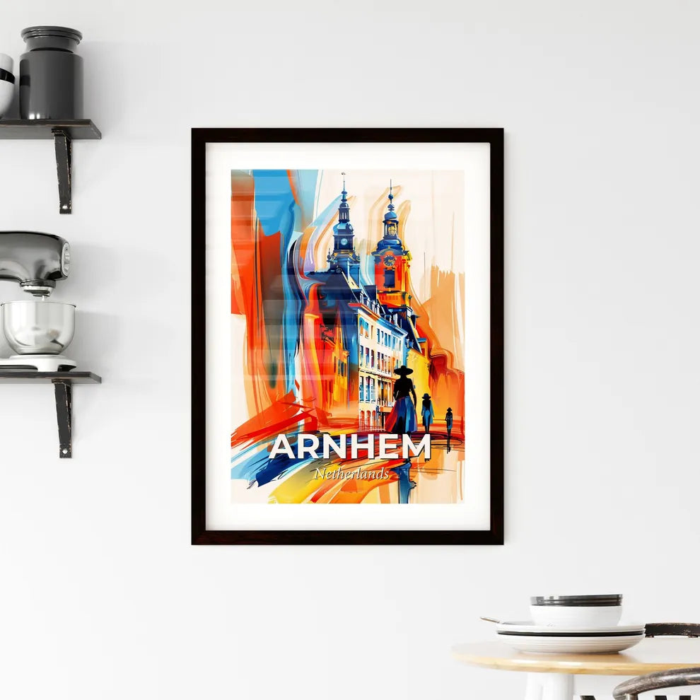 Vibrant Arnhem, Netherlands Framed Print