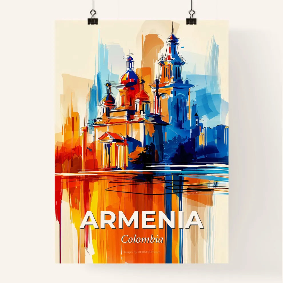 Vibrant Armenia, Colombia Poster