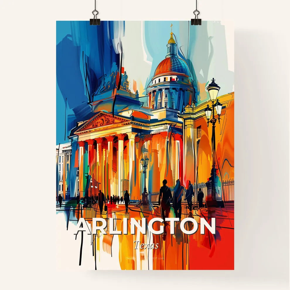 Vibrant Arlington, Texas Poster