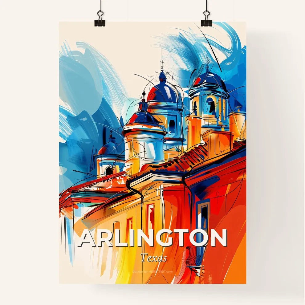 Vibrant Arlington, Texas Poster