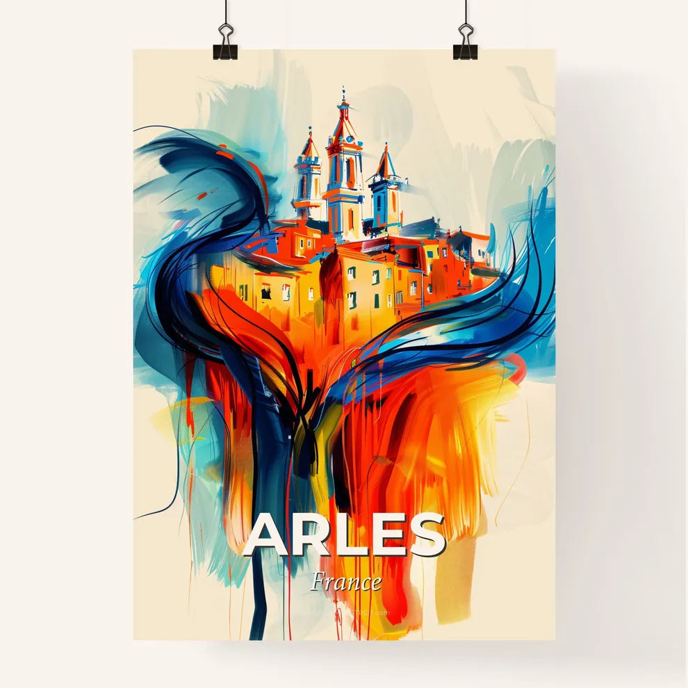 Vibrant Arles, France Poster