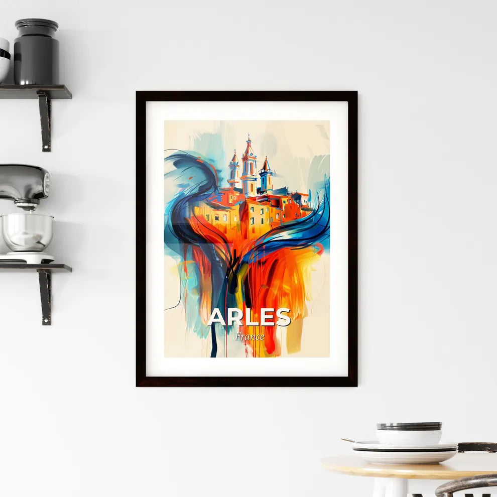 Vibrant Arles, France Framed Print