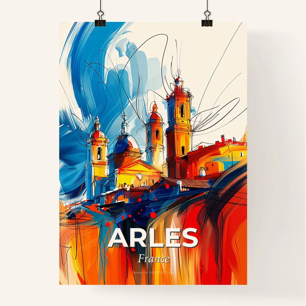 Vibrant Arles, France Poster