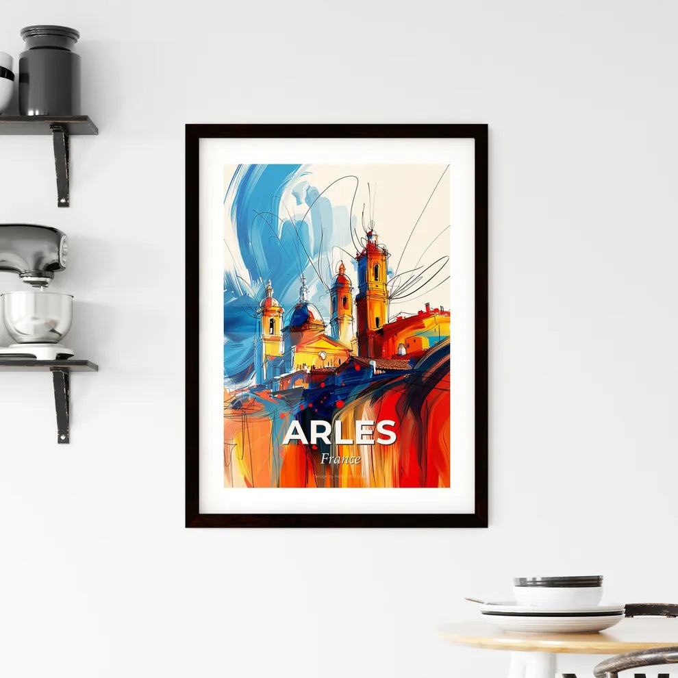 Vibrant Arles, France Framed Print