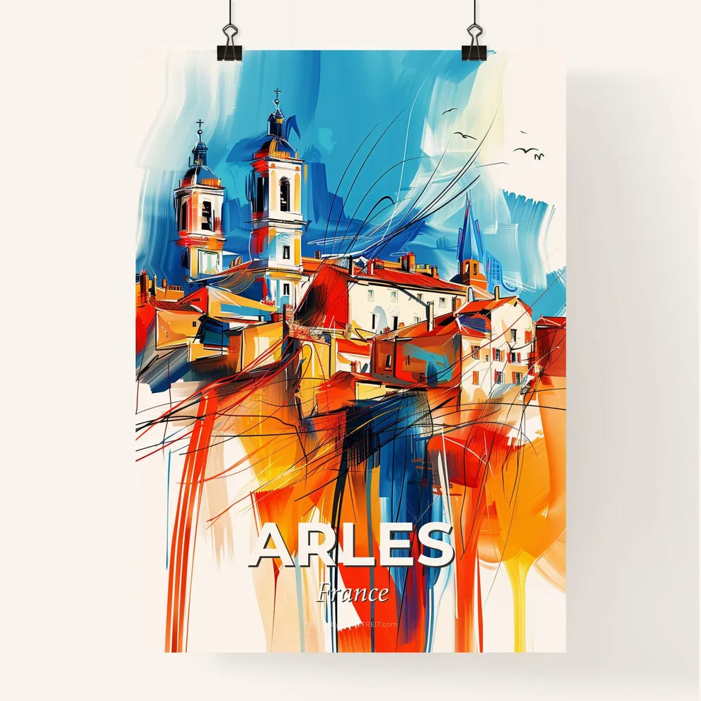 Vibrant Arles, France Poster