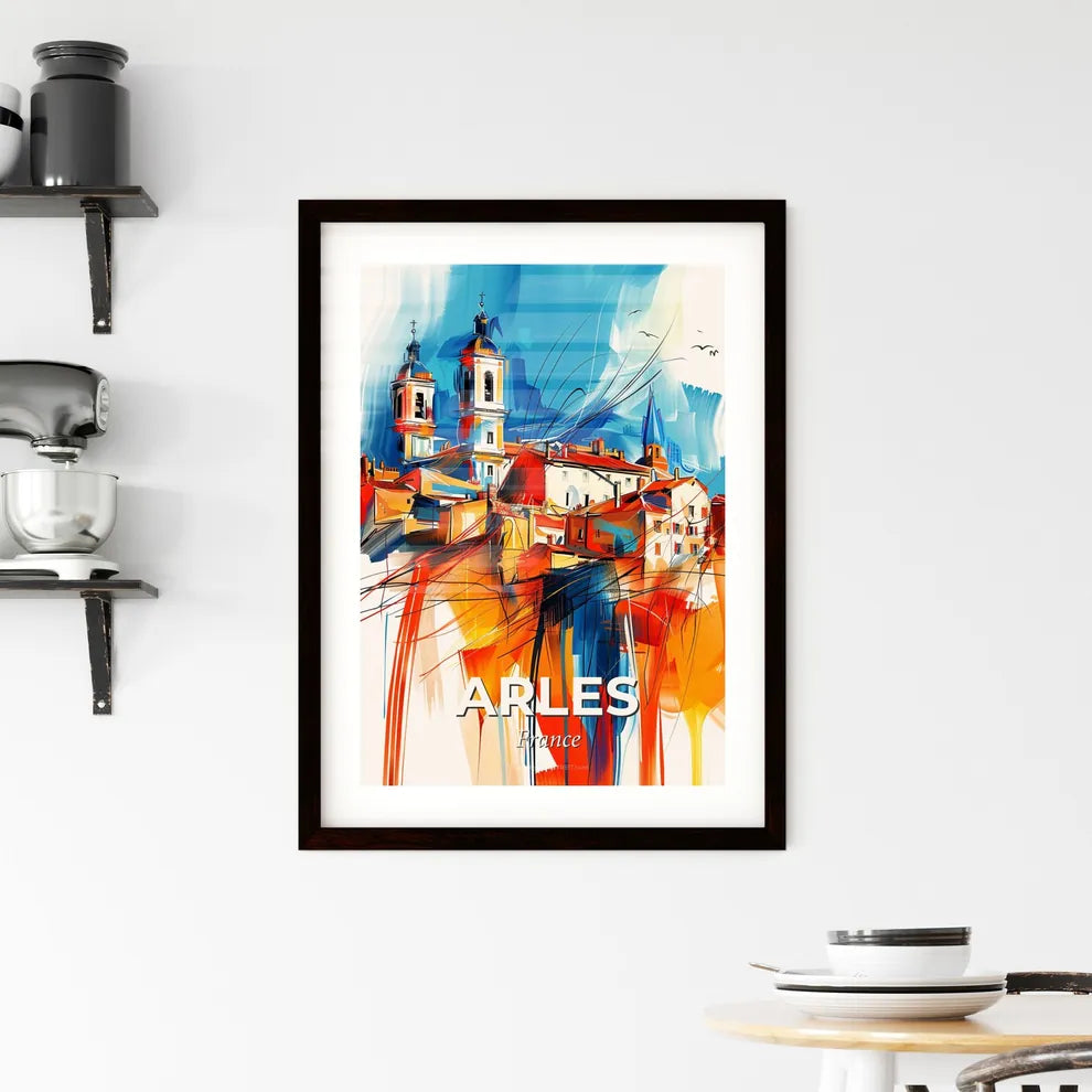 Vibrant Arles, France Framed Print