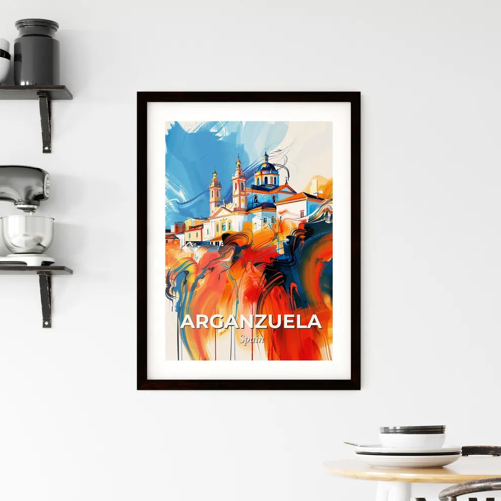 Vibrant Arganzuela, Spain Framed Print