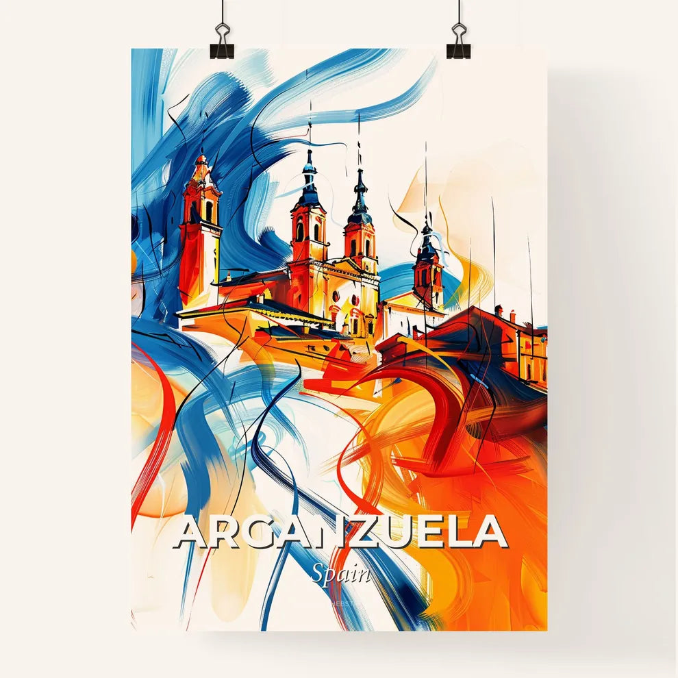 Vibrant Arganzuela, Spain Poster