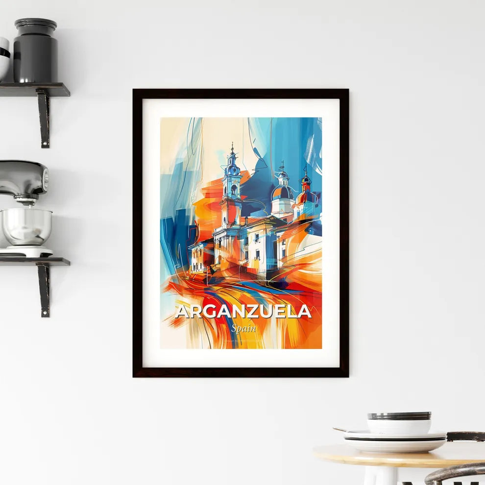 Vibrant Arganzuela, Spain Framed Print