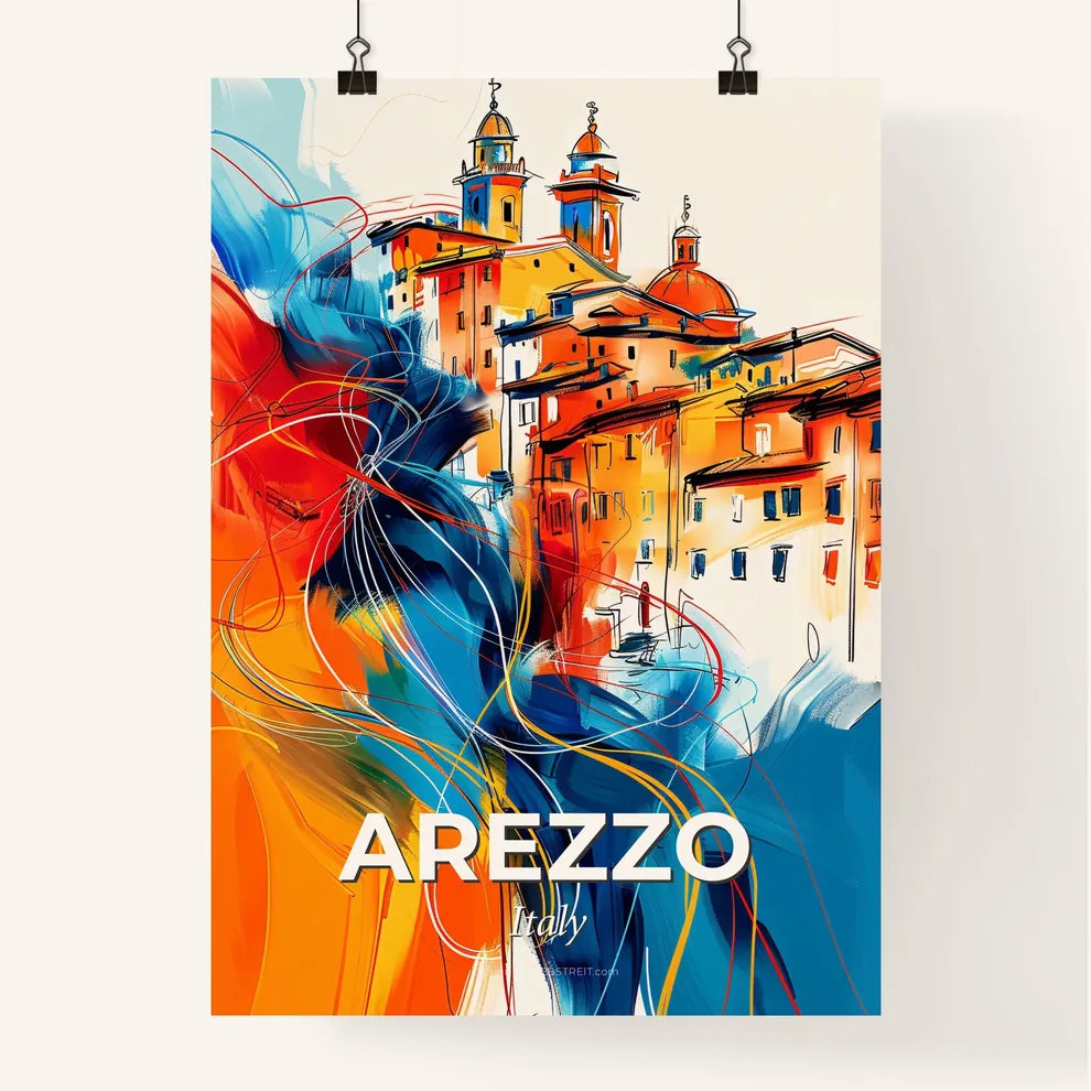 Vibrant Arezzo, Italy Poster