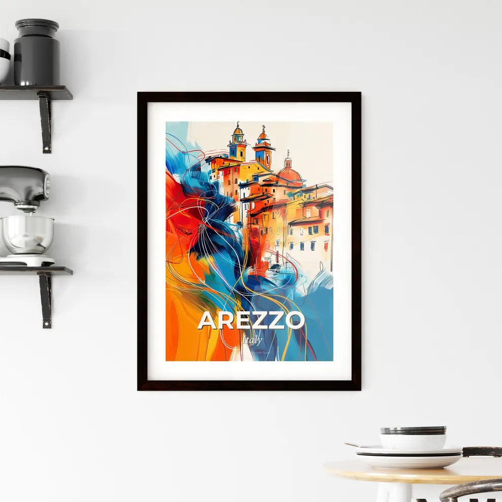 Vibrant Arezzo, Italy Framed Print