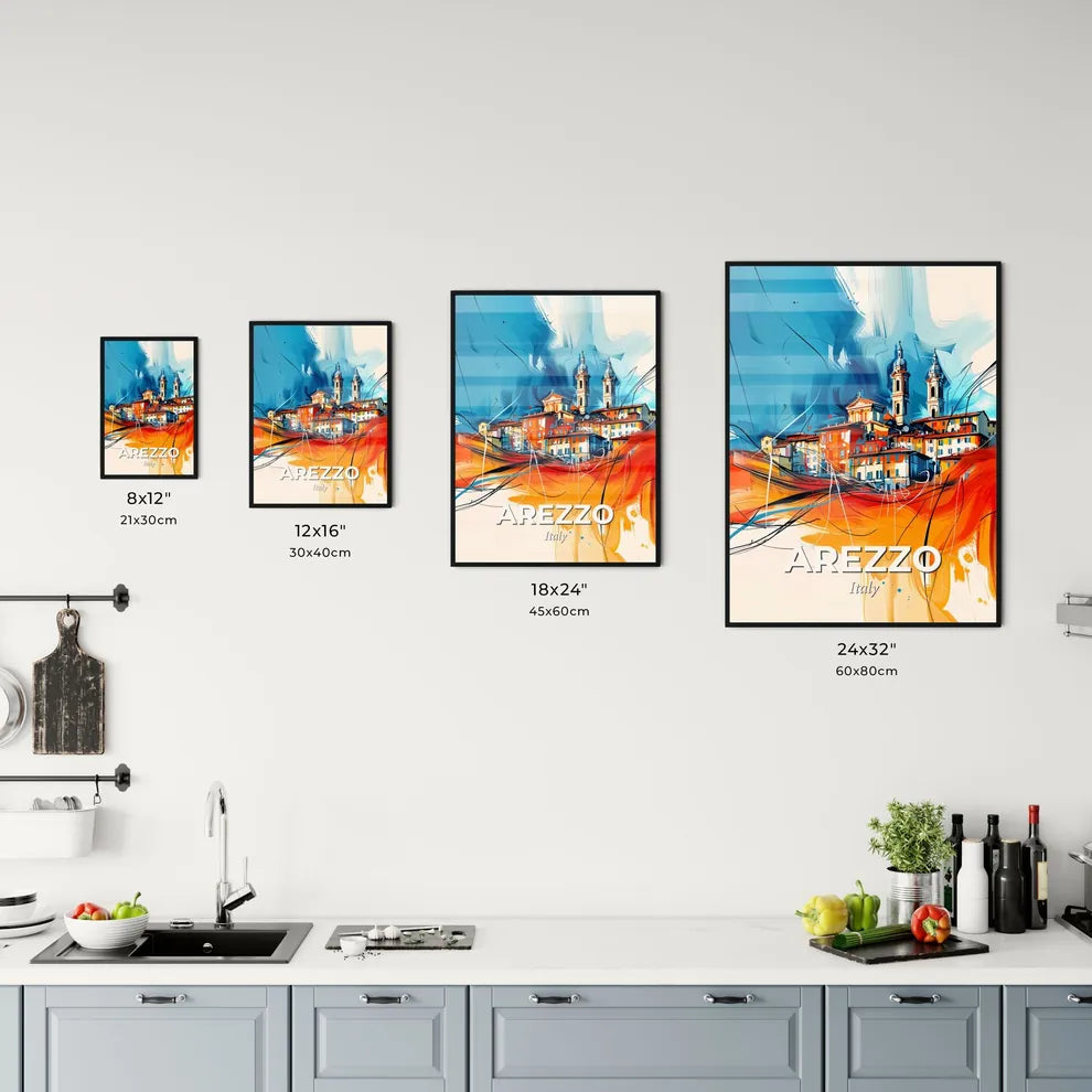 Vibrant Arezzo, Italy Kitchen Art