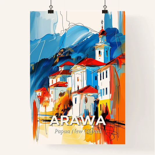 Vibrant Arawa, Papua New Guinea Poster