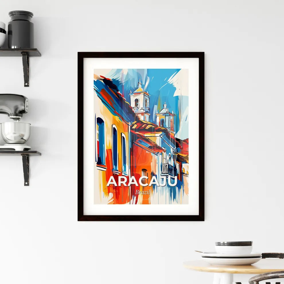 Vibrant Aracaju, Brazil Framed Print