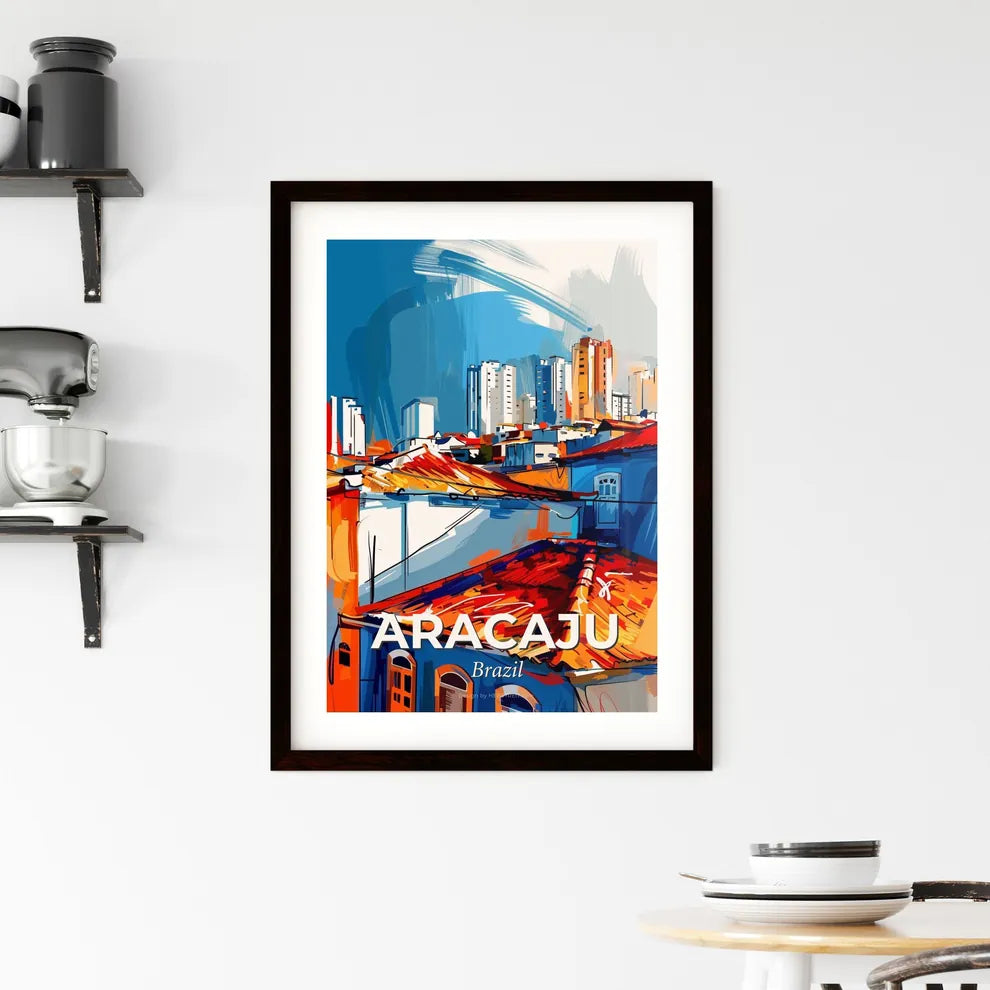 Vibrant Aracaju, Brazil Framed Print