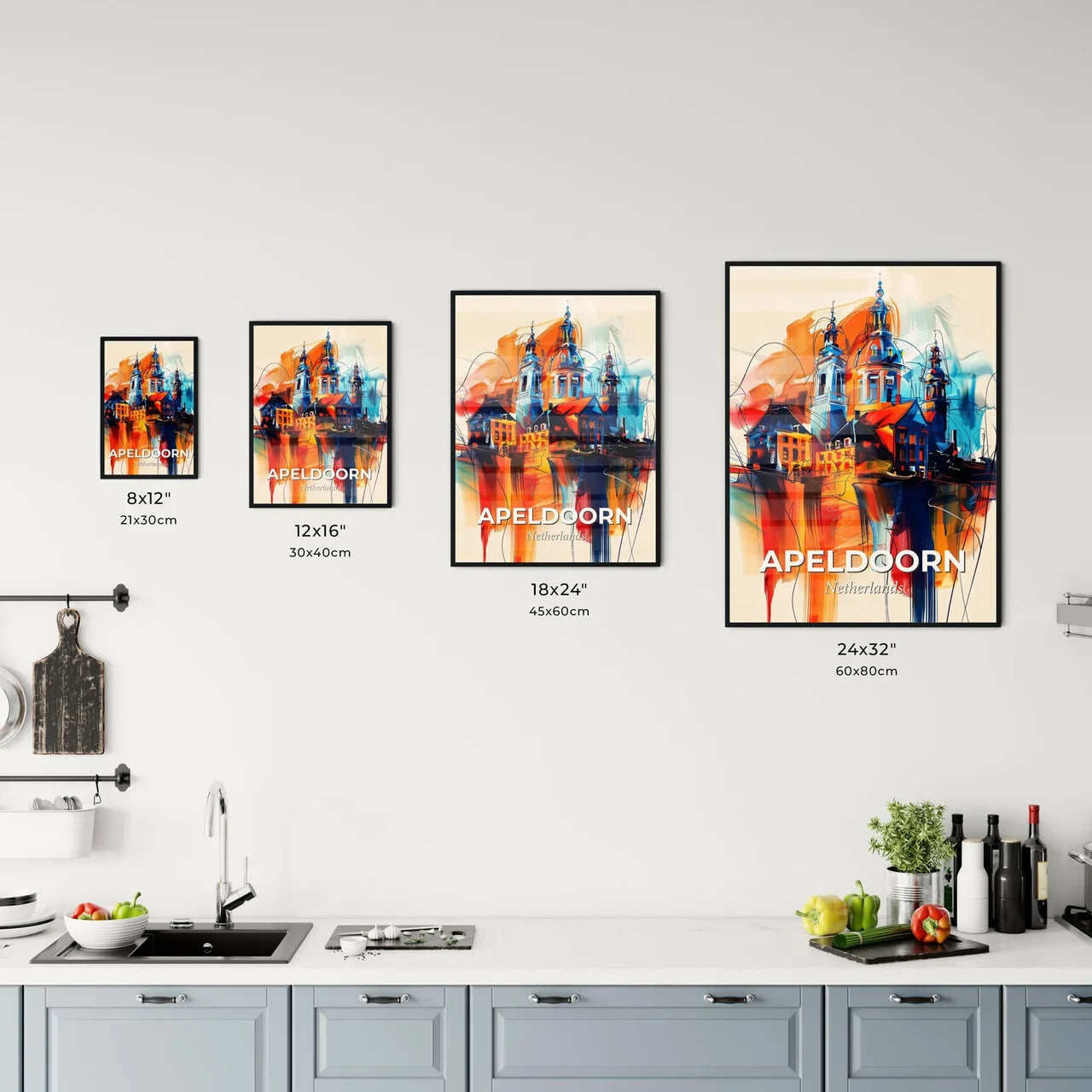 Vibrant Apeldoorn, Netherlands Kitchen Art