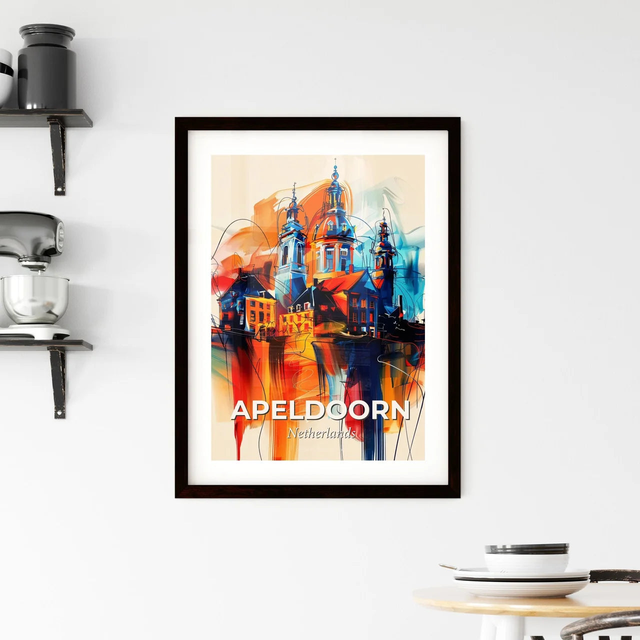 Vibrant Apeldoorn, Netherlands Framed Print