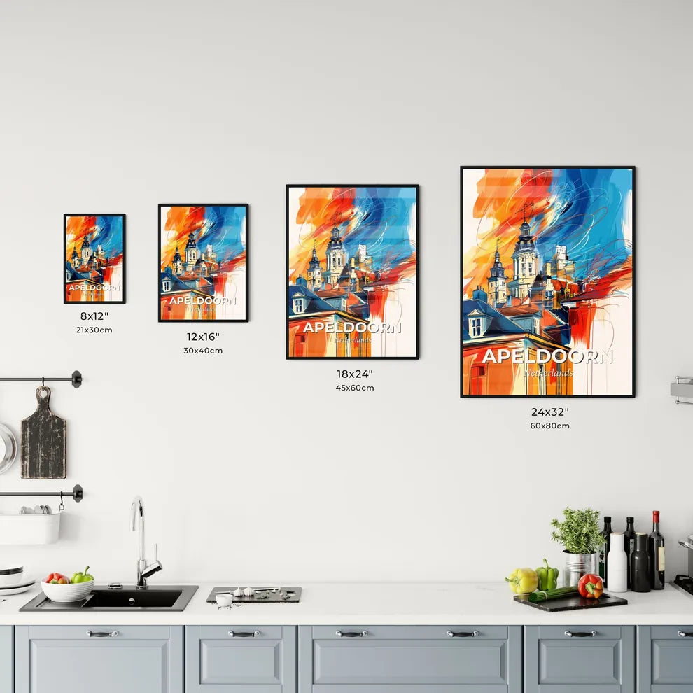 Vibrant Apeldoorn, Netherlands Kitchen Art
