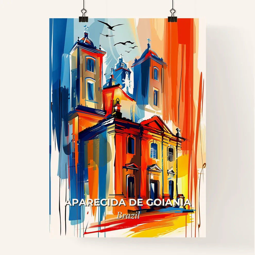 Vibrant Aparecida De Goiania, Brazil Poster