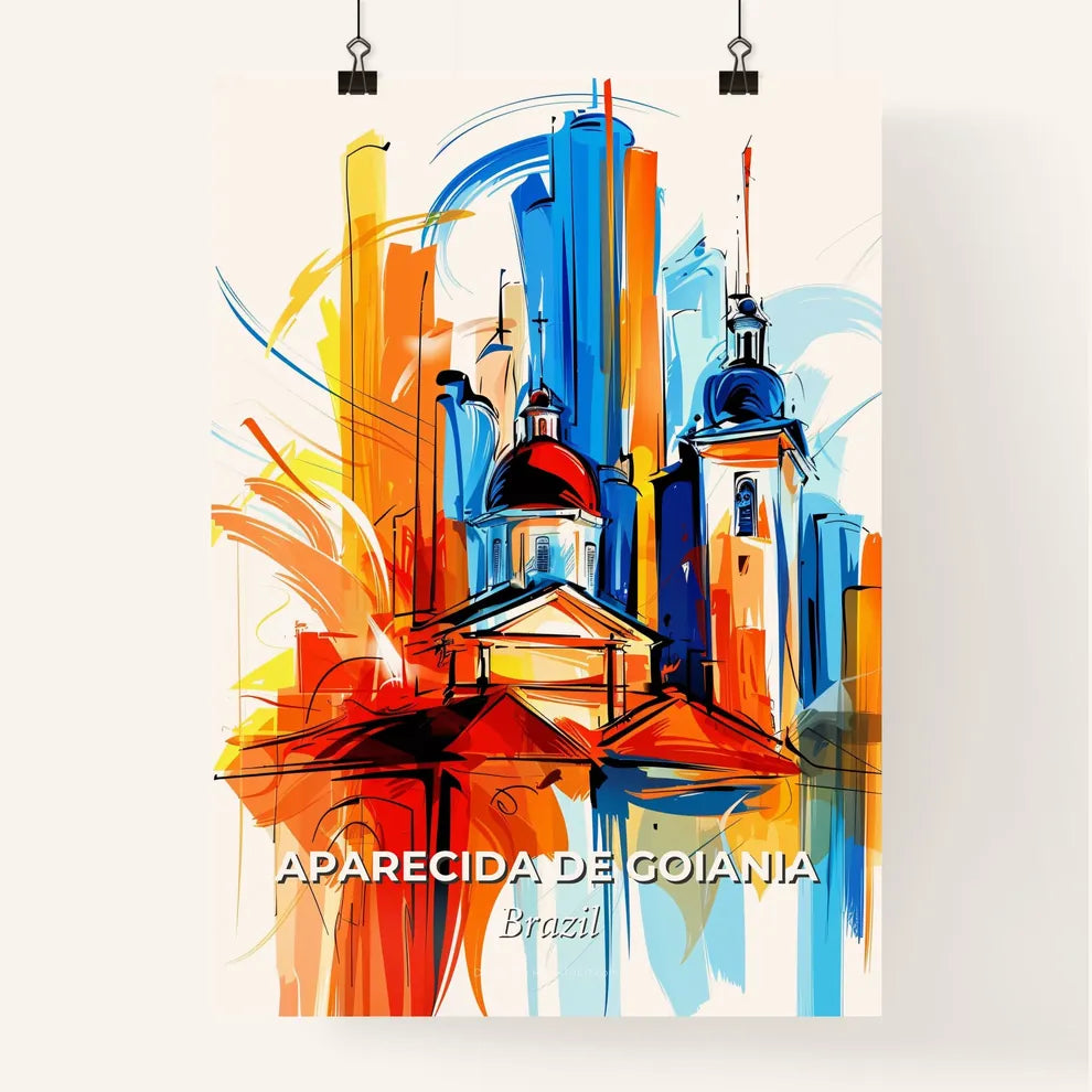 Vibrant Aparecida De Goiania, Brazil Poster
