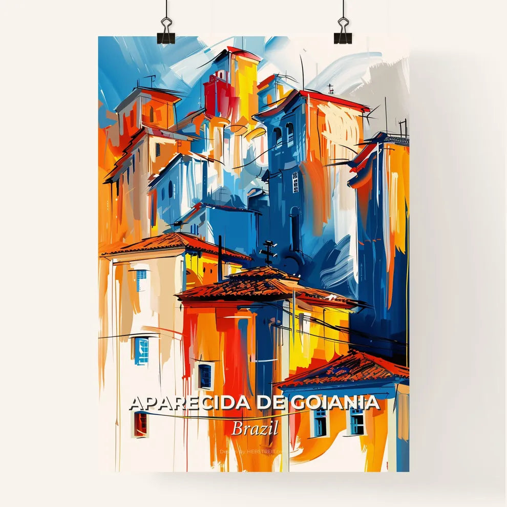 Vibrant Aparecida De Goiania, Brazil Poster
