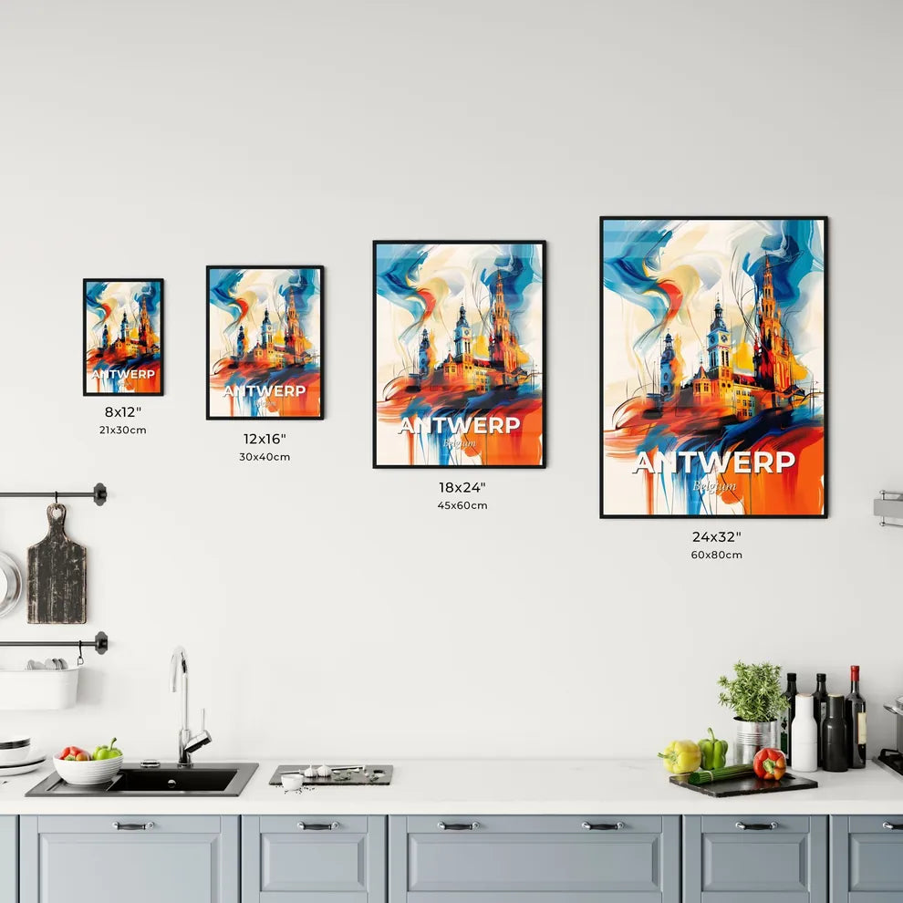 Vibrant Antwerp , Belgium Kitchen Art