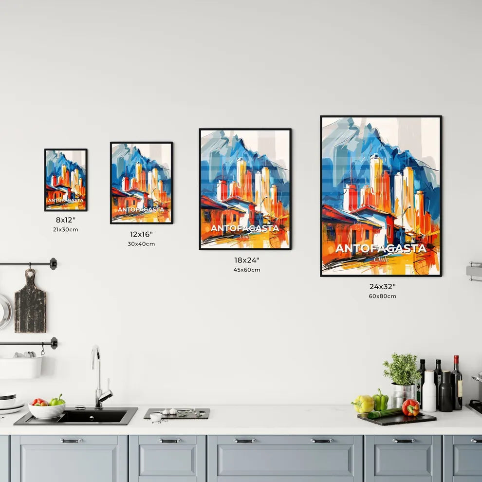 Vibrant Antofagasta, Chile Kitchen Art
