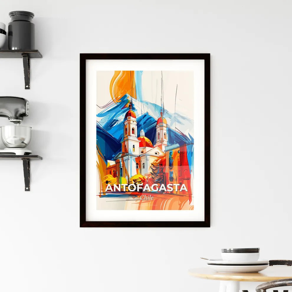 Vibrant Antofagasta, Chile Framed Print