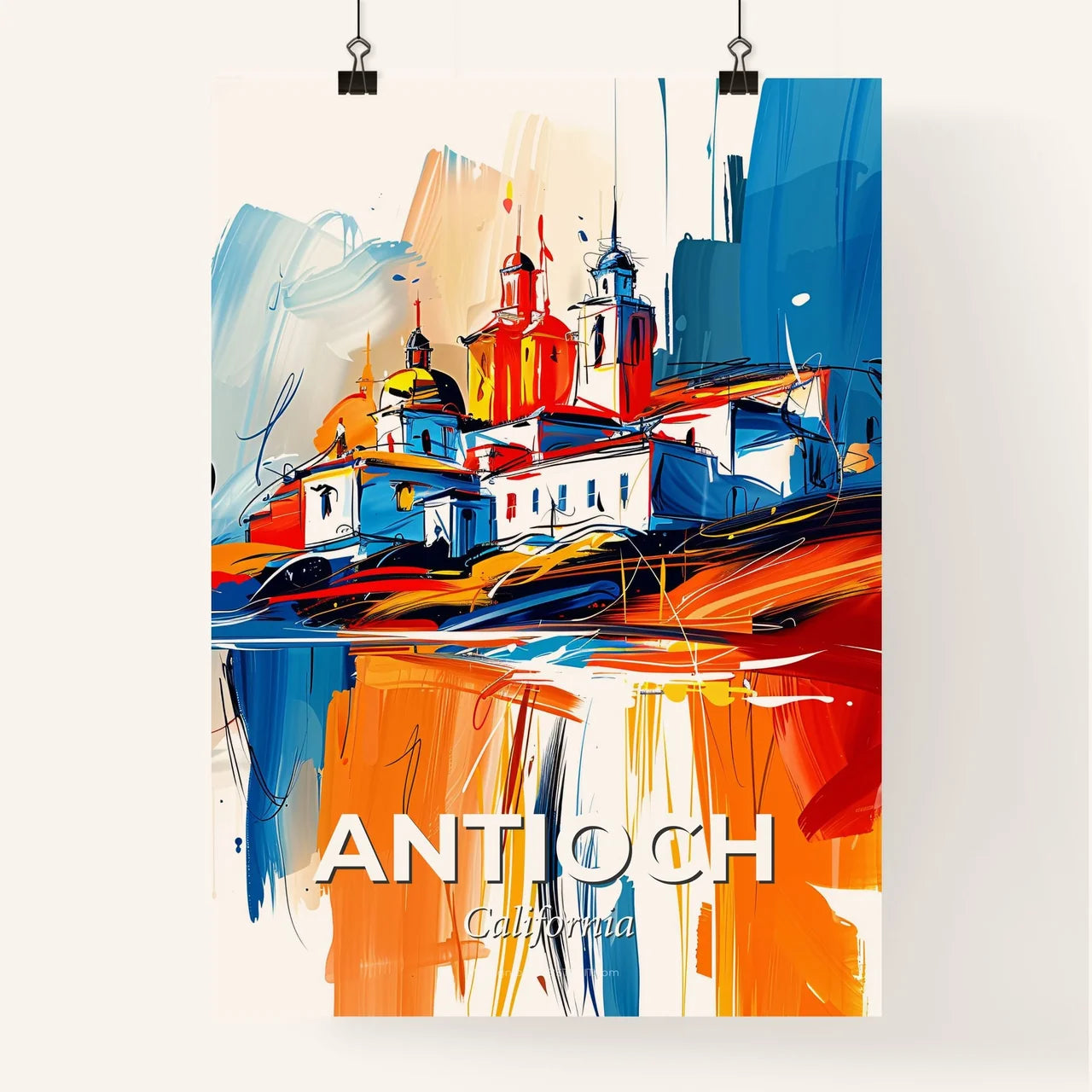Vibrant Antioch, California Poster