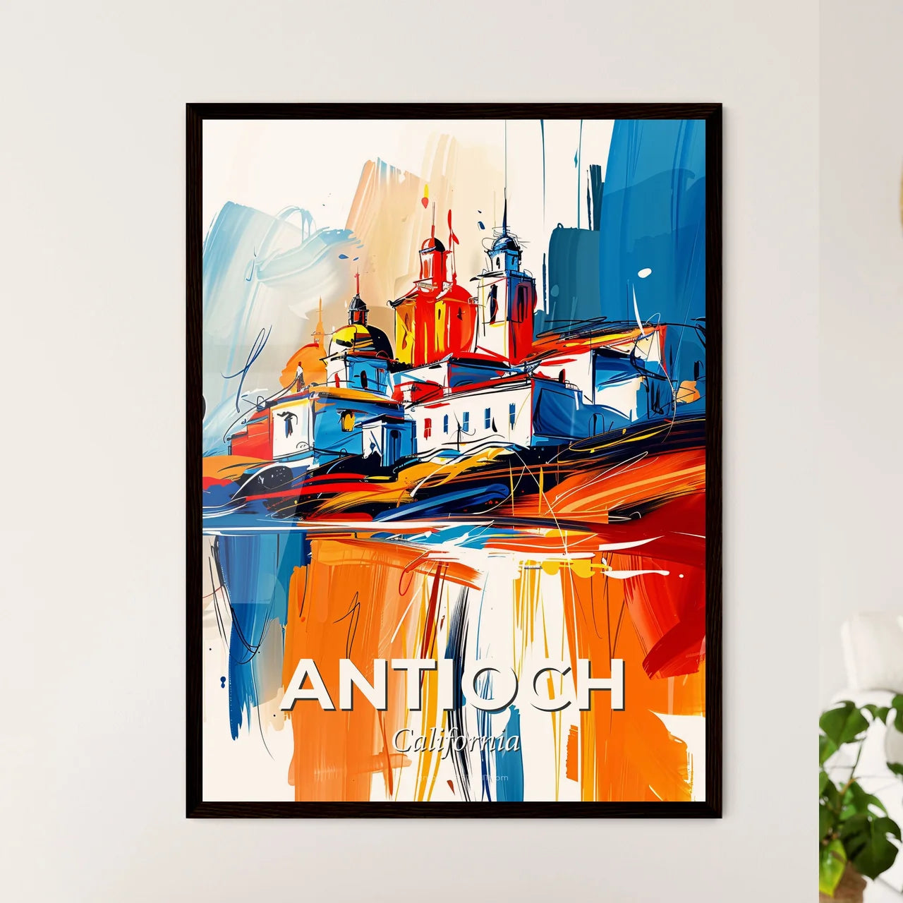Vibrant Antioch, California Art Print