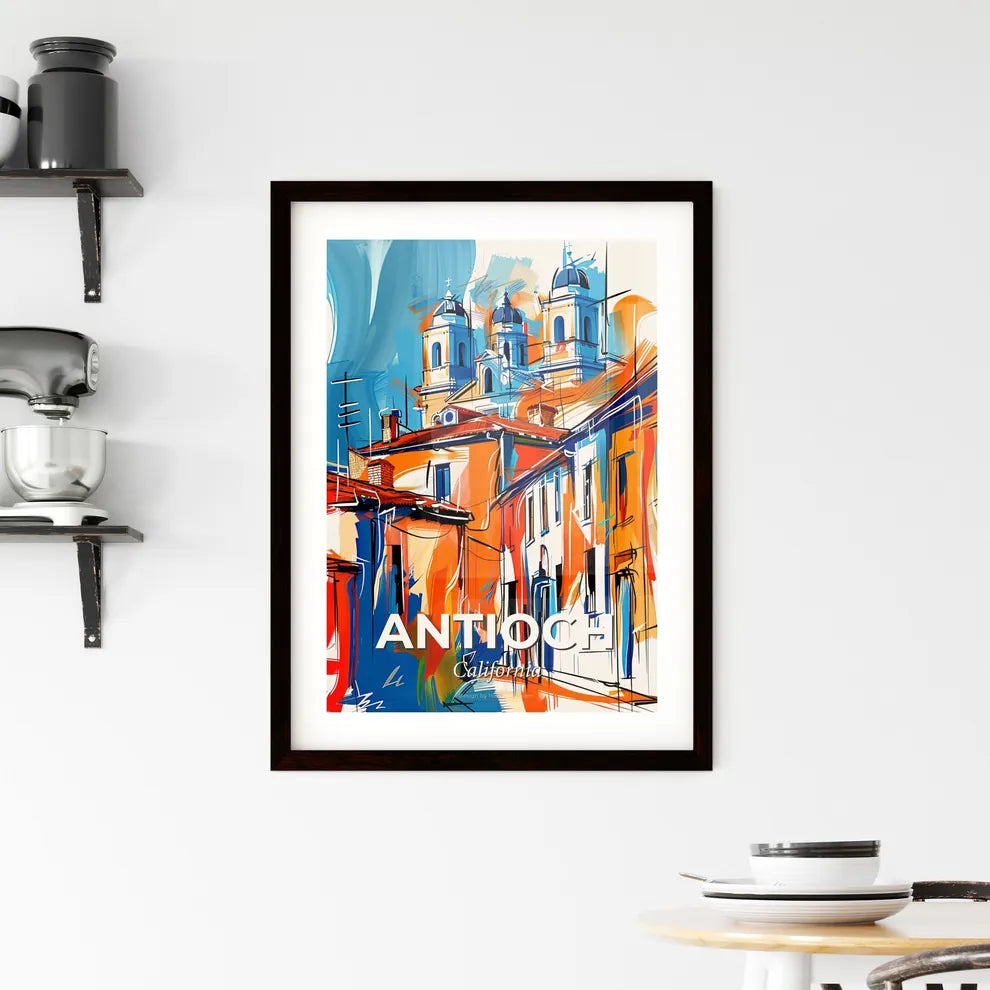 Vibrant Antioch, California Framed Print