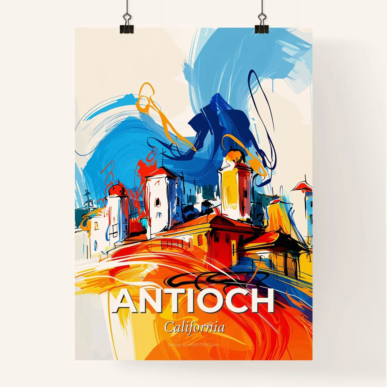 Vibrant Antioch, California Poster