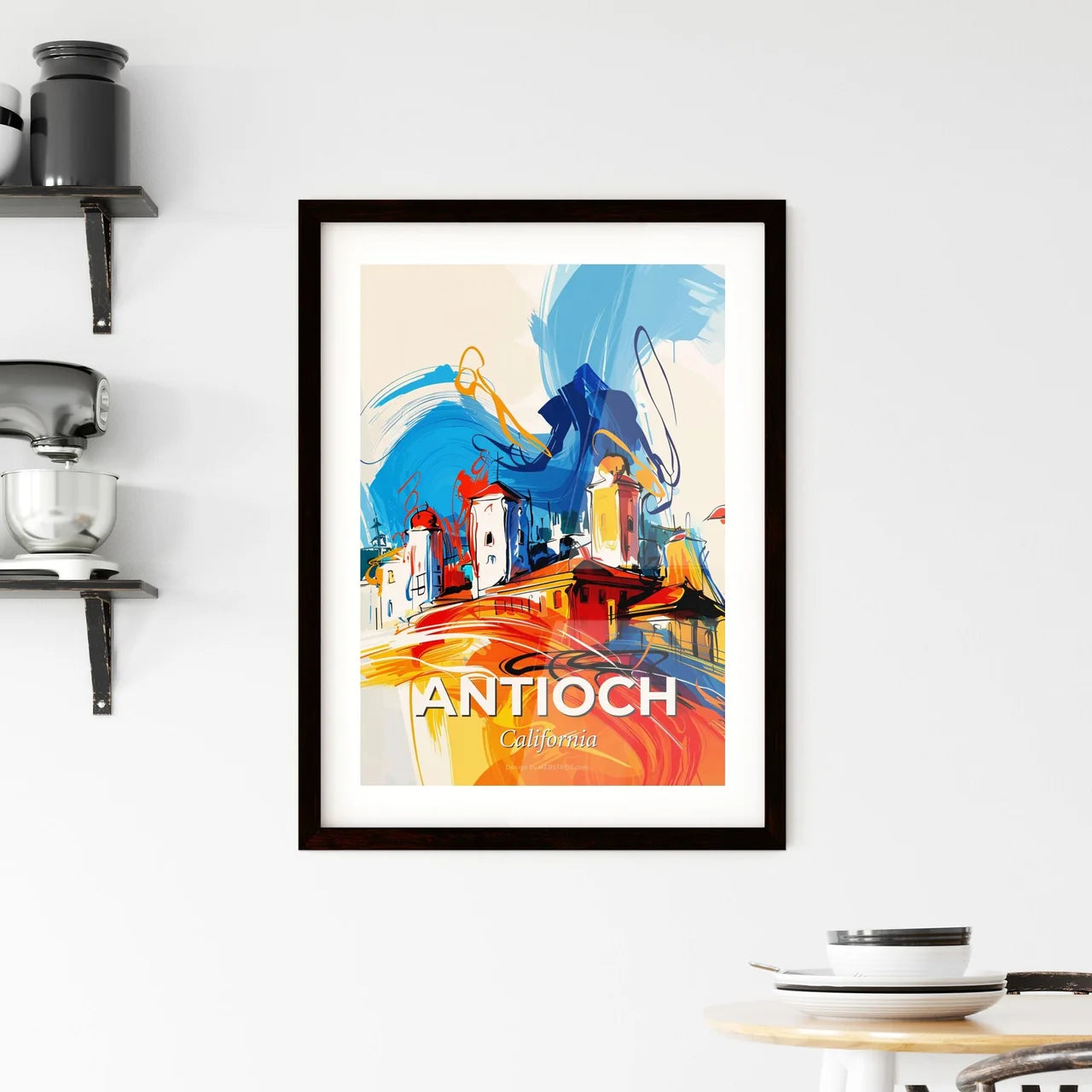 Vibrant Antioch, California Framed Print