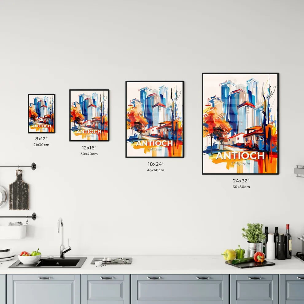 Vibrant Antioch, California Kitchen Art