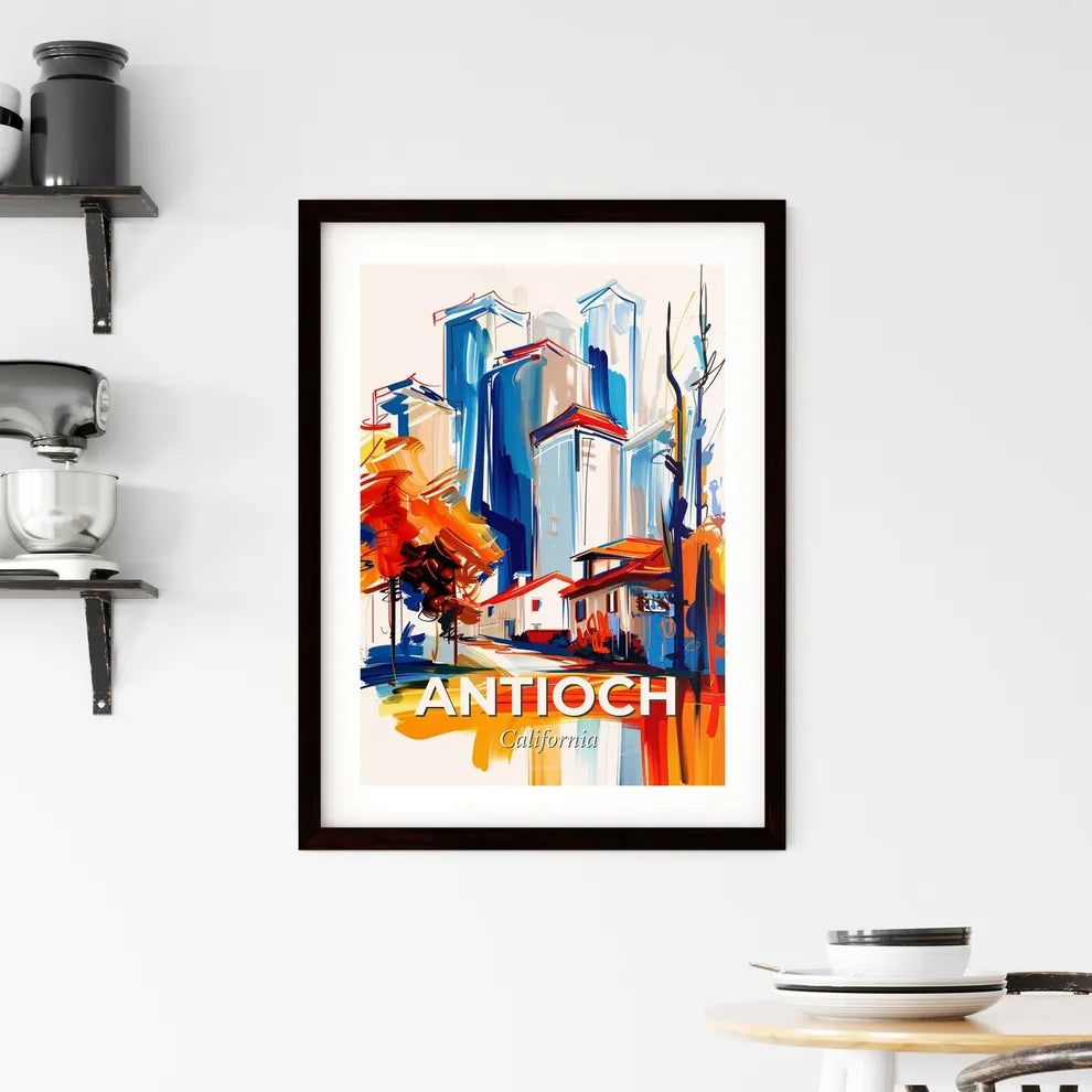 Vibrant Antioch, California Framed Print