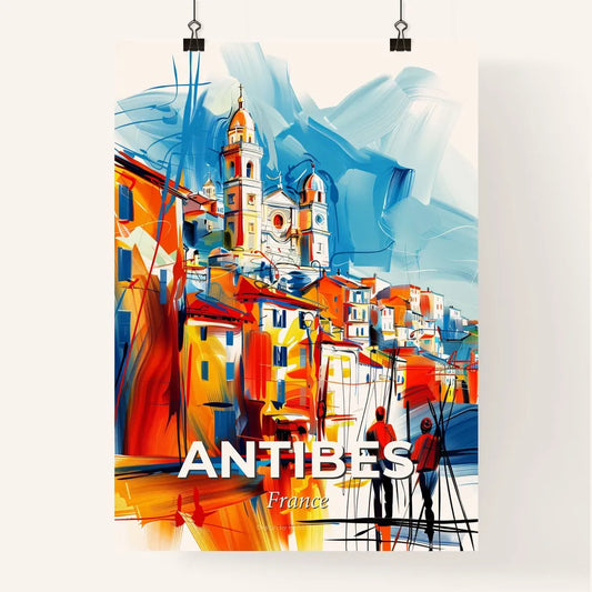 Vibrant Antibes, France Poster