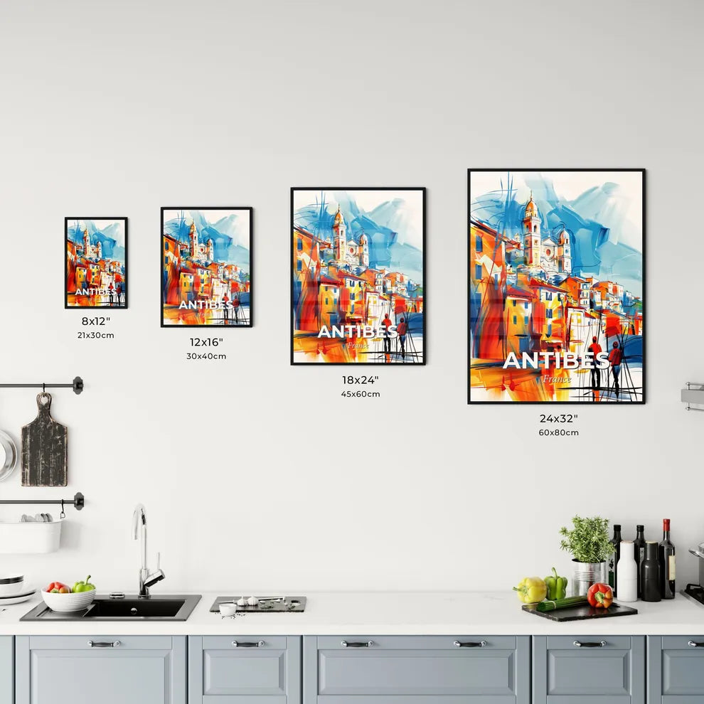 Vibrant Antibes, France Kitchen Art