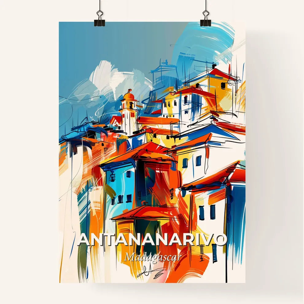 Vibrant Antananarivo, Madagascar Poster