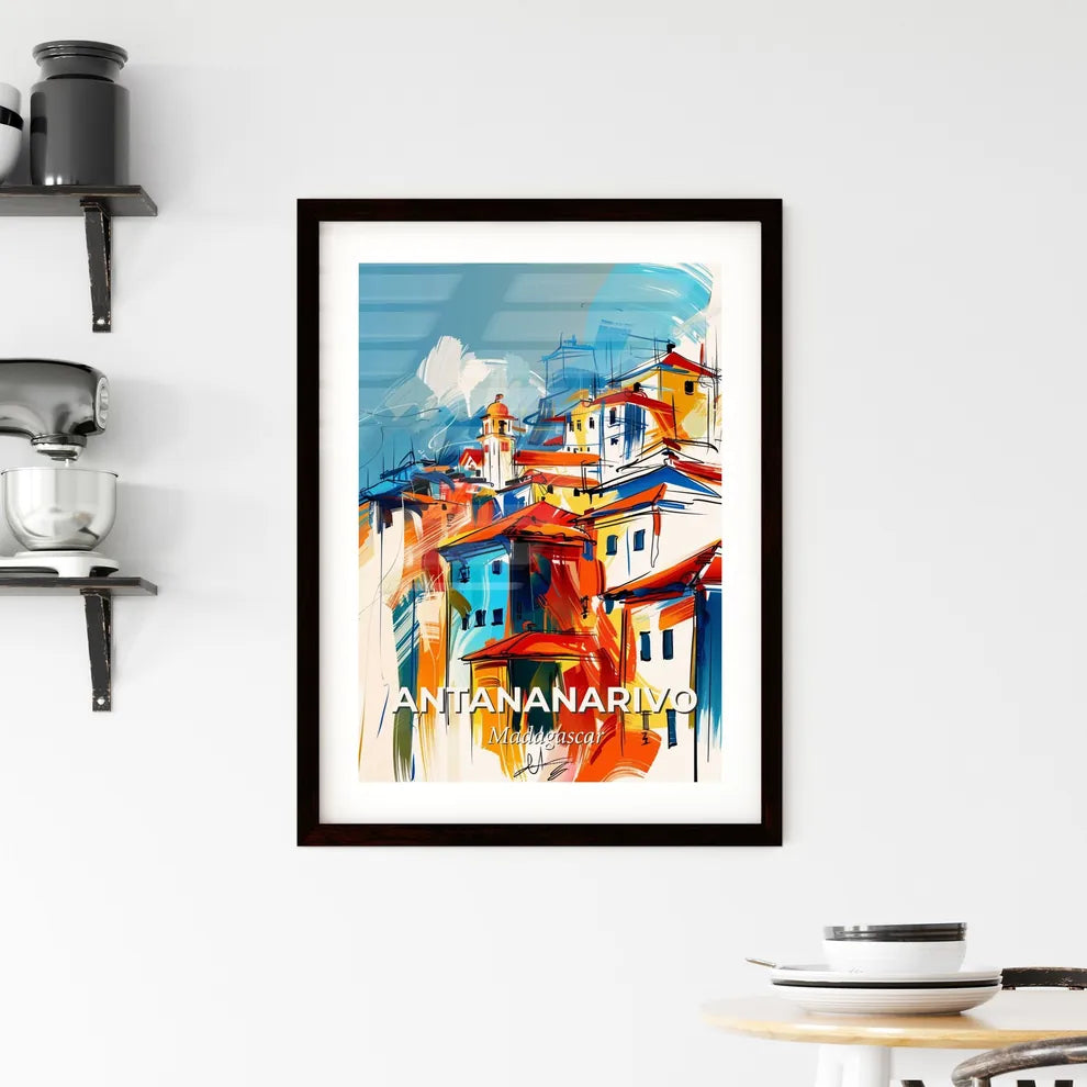 Vibrant Antananarivo, Madagascar Framed Print