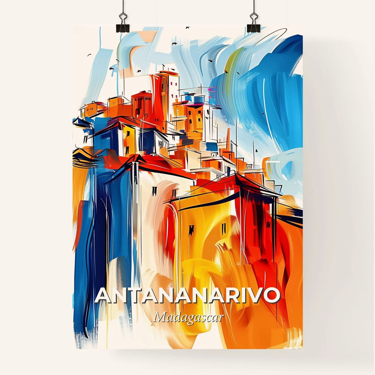 Vibrant Antananarivo, Madagascar Poster