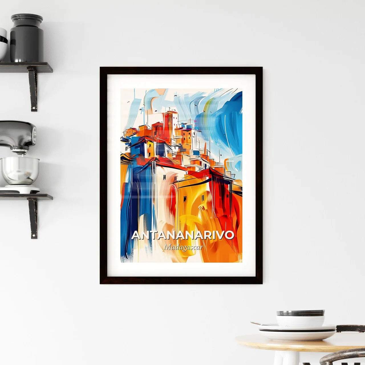 Vibrant Antananarivo, Madagascar Framed Print