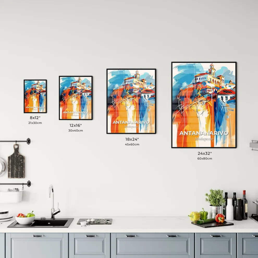 Vibrant Antananarivo, Madagascar Kitchen Art