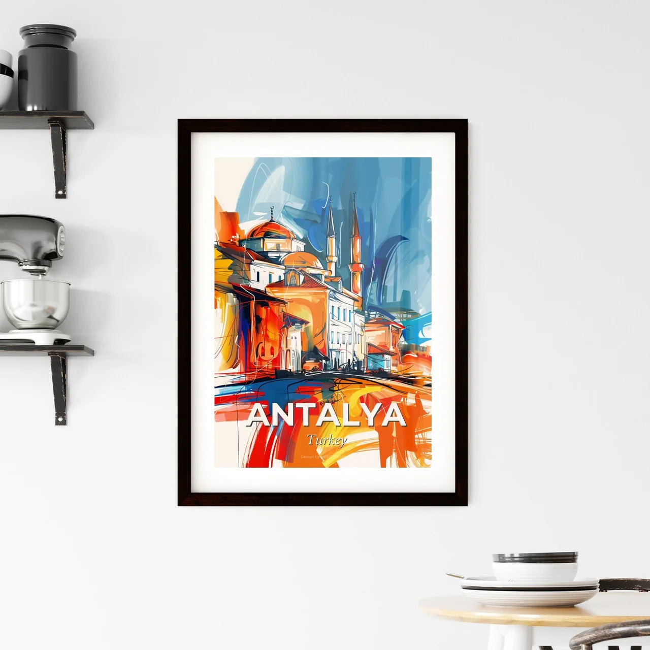 Vibrant Antalya, Turkey Framed Print